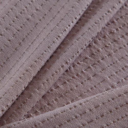 Крепдешин натуральный 028-16383 лилово-серый 