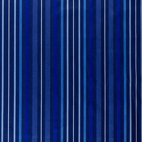 Ткань плательно-рубашечная 049-01081 синий принтованный