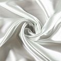 Шелк натуральный К15-1009 белый однотонный