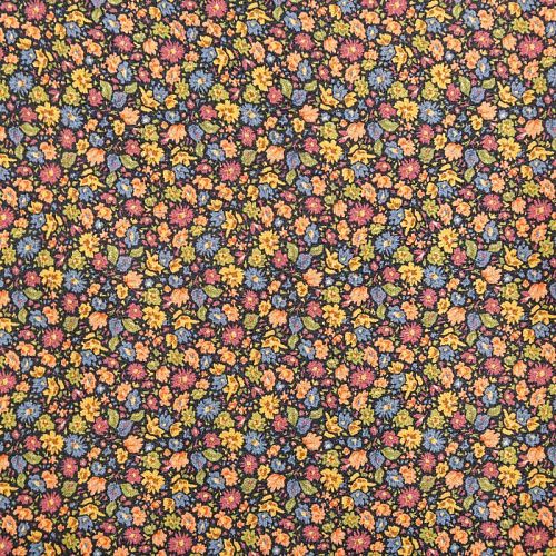 Вискоза 009-05886 черный принтованный