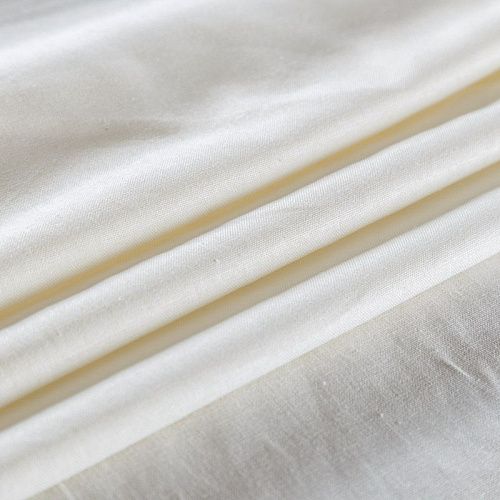 Лен-вискоза 035-00805 сливочный однотонный