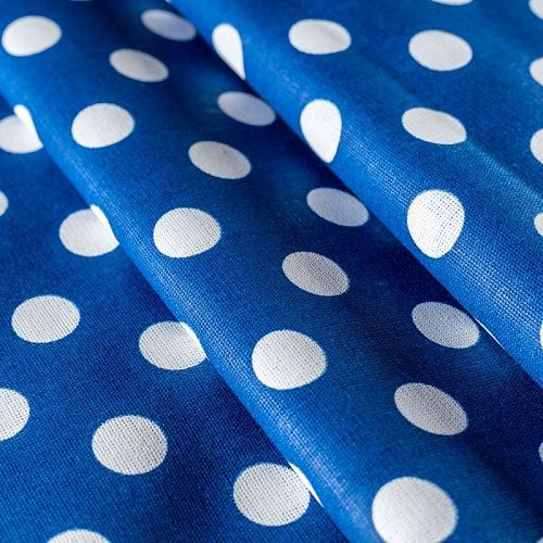 Бязь 007-00635 темно-синий принтованный