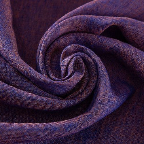 Лен натуральный Ralph Lauren 035-20511 фиолетово-оранжевый