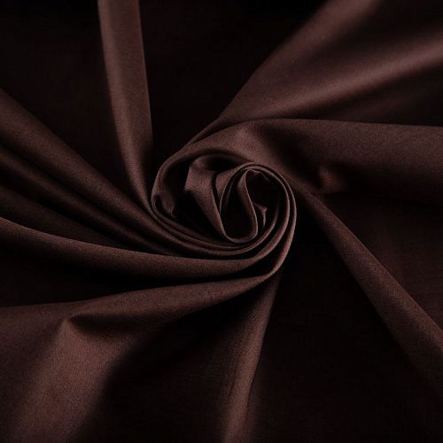 Батист 003-20276 шоколадный однотонный