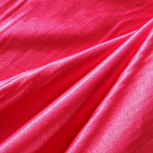Сатин-коттон с люрексом 063-08434 красно-малиновый однотонный