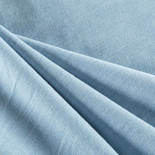 Джинс 015-08116 выбеленный голубой однотонный