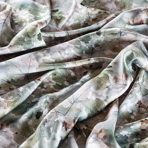 Шелк-штапель 069-05314 светло-зеленый принтованный