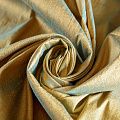 Дикий шелк 016-04756 мятно-золотистый однотонный