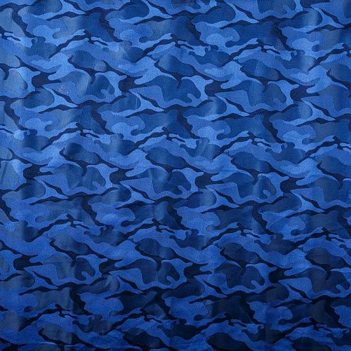 Ткань подкладочная 045-07394 синий электрик жаккардовый