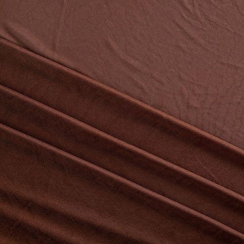 Сетка трикотажная 050-02093 молочный шоколад однотонный