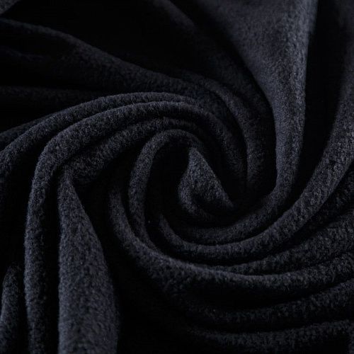 Флис 061-09168 черный однотонный