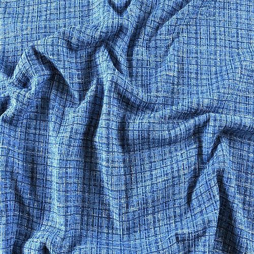 Твид шанель 052-10707 насыщенный голубой