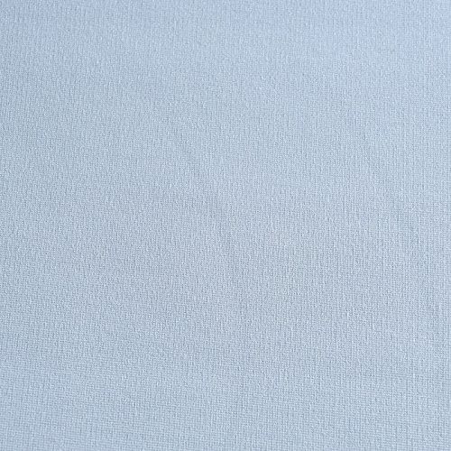 Джерси 014-03633 выбеленный голубой однотонный