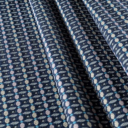 Жаккард К15-341 серо-синий