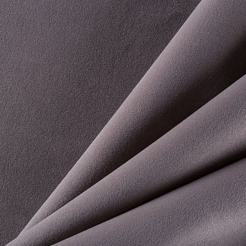 Ткань мебельная микрофлок 22-02-00765 графитовый однотонный