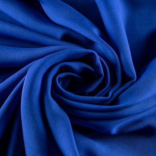 Штапель К33-626 васильковый однотонный