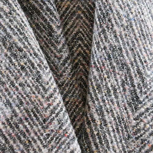 Ткань пальтовая 040-12154 серый меланж