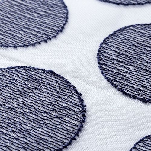 Вышивка на сетке 050-01165 молочный