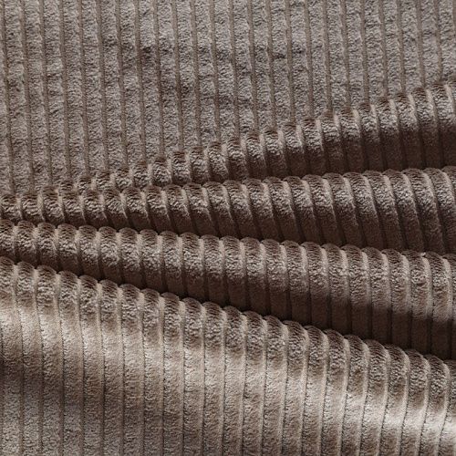 Вельвет 008-05858 серо-коричневый однотонный