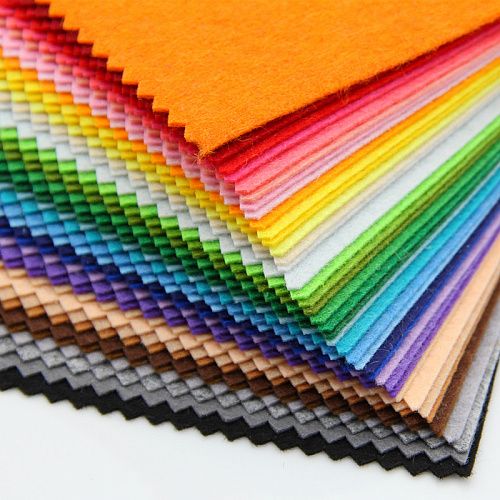 Фетр К33-498 зеленый однотонный