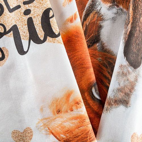 Перкаль 007-03511 белый принтованный