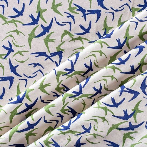 Вискоза 009-1025 молочный принтованный