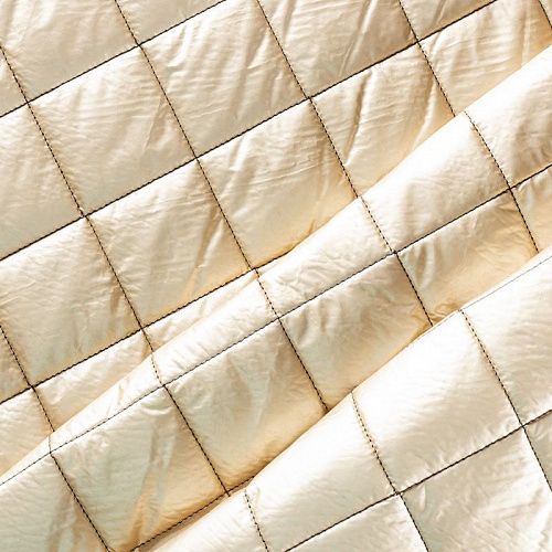 Ткань курточная 033-01991 золотисто-бежевый однотонный