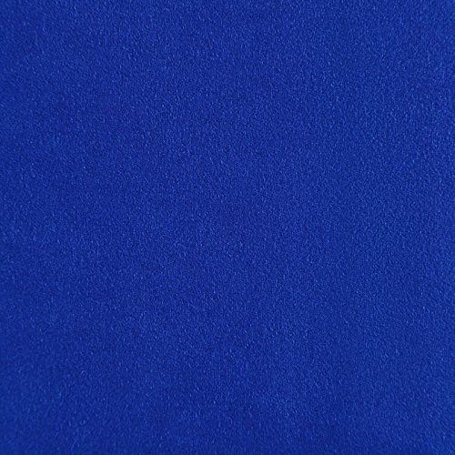 Замша искусственная 018-05643 синий электрик однотонный