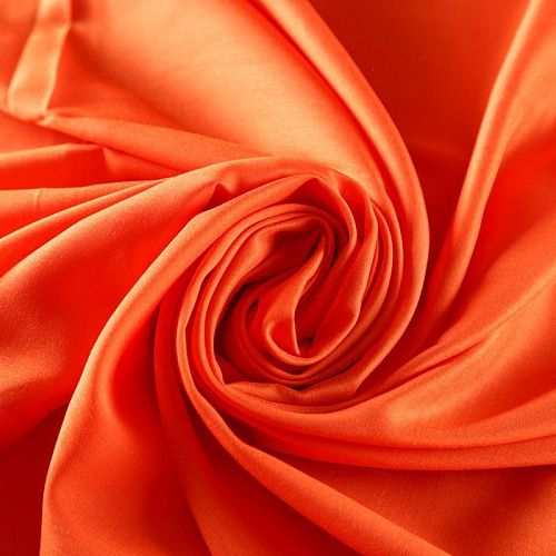 Батист 003-08591 мандариновый однотонный