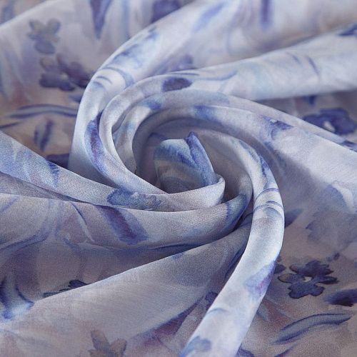 Тенсел 053-17767 разбеленный фиолетовый принтованный