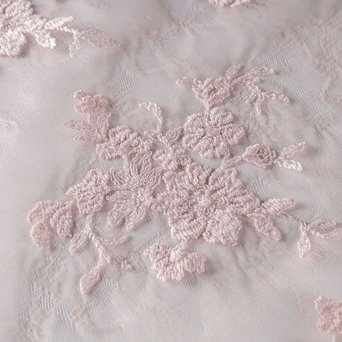 Гипюр К03-836 пудрово-розовый