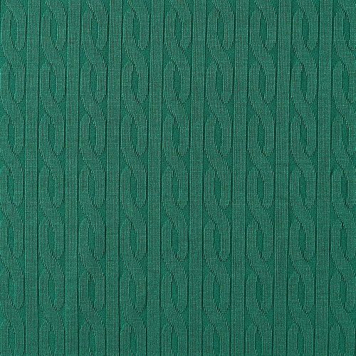 Трикотаж 056-10480 зеленый однотонный