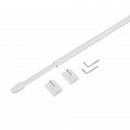 Мини-карниз Кафе d10 мм 80-130 см 163.513.46-80 белый глянец