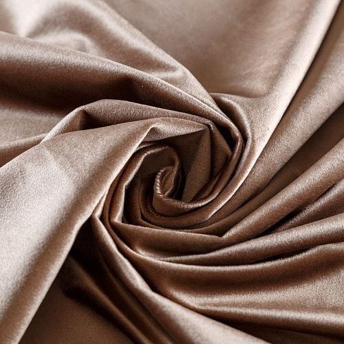 Ткань микровелюр 09-02-08939 корица однотонный