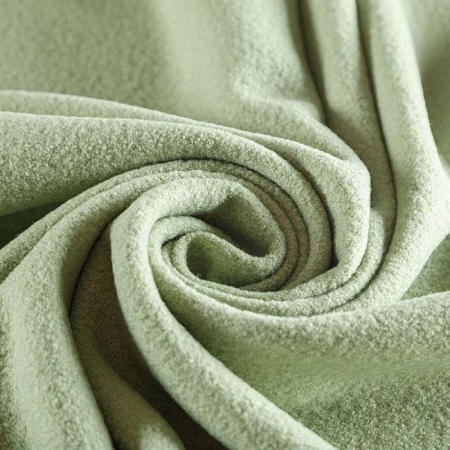 Букле 006-06425 салатовый однотонный