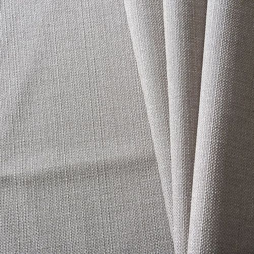 Ткань портьерная лен h-300 см 05-02-11508 бежево-серый однотонный