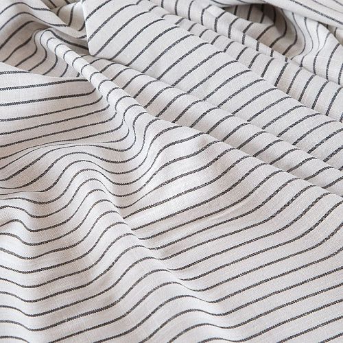 Лен-вискоза 035-17573 белый принтованный