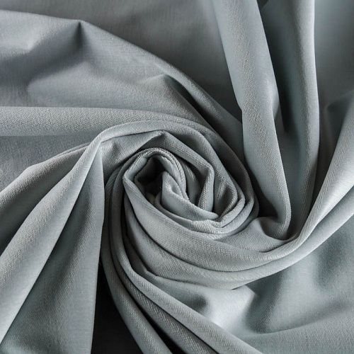 Бархат К18-377 снежная мята однотонный