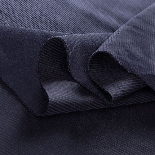 Вельвет стрейч 008-20771 чернильный однотонный