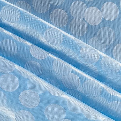 Ткань подкладочная К33-726 небесно-голубой жаккардовый