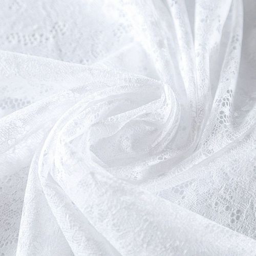 Тюль жаккардовый h-300 см 02-01-09074 белый