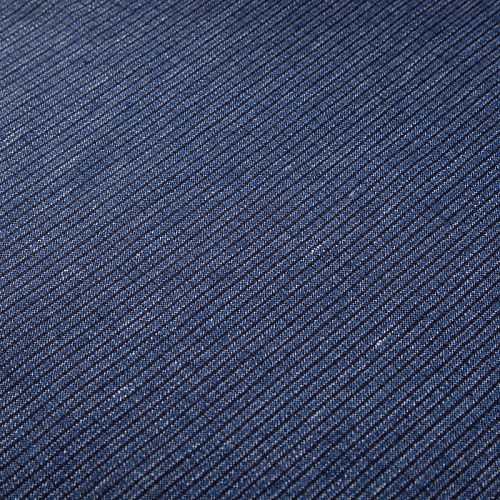 Лен натуральный 035-20289 синий принтованный