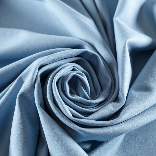 Джерси 014-09679 серо-голубой однотонный