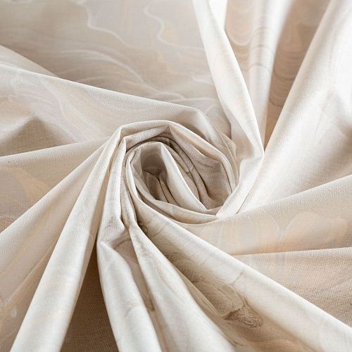 Бязь ш.220 см 007-03489 бежевый принтованный