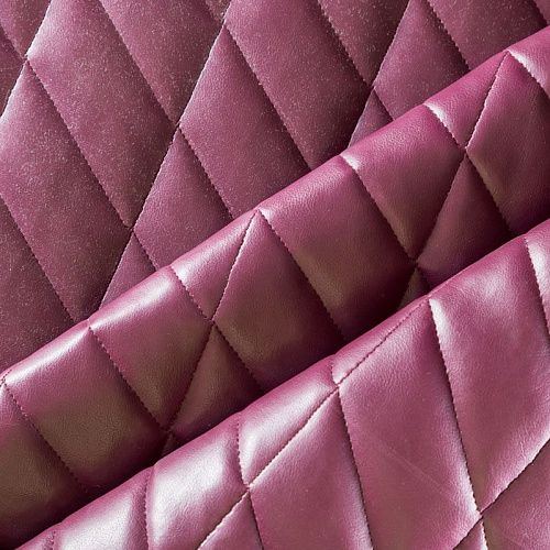 Ткань курточная К08-533 брусничный однотонный