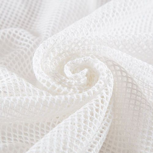 Сетка хлопковая 050-17689 белый однотонный