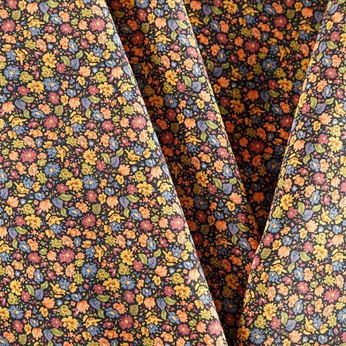 Вискоза 009-05886 черный принтованный