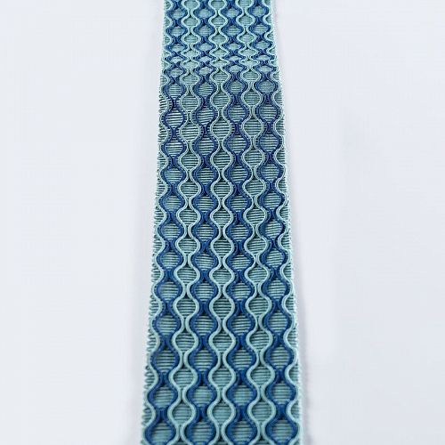 Бордюр жаккардовый 6 см 0000-357-104-015 темно-бюрюзовый 