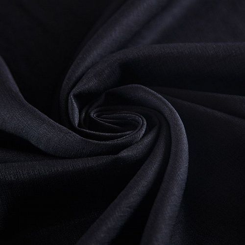 Вискоза 009-17840 черный однотонный