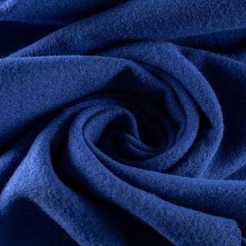 Ткань пальтовая К25-945 сине-голубой однотонный